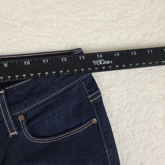 Paige Jeans Womens 26 Blue High Rise Edgemont Acadia No Whiskers Dark Wash *‎ - Picture 5 of 15